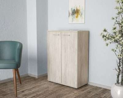 KIT MOBILE 2 ANTE 68X34X95 CM BIANCO VEN.K083