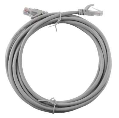 CAVO LAN UTP PLUG RJ45/RJ45  3 M GRIGIO