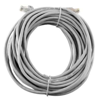 CAVO LAN UTP PLUG RJ45/RJ45 10 M GRIGIO