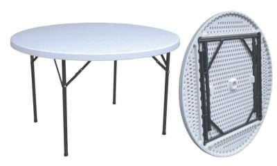 TAVOLO TONDO IN HDPE DIAM.CM.180