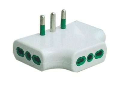 FME 82.220 ADATTATORE 16A 2P+T 3 PRESE 2P+T BIPAS