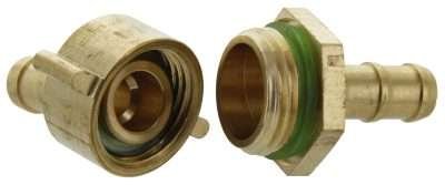 GIUNTATUBI OTTONE  3 PZ 1/2 X 10 MM