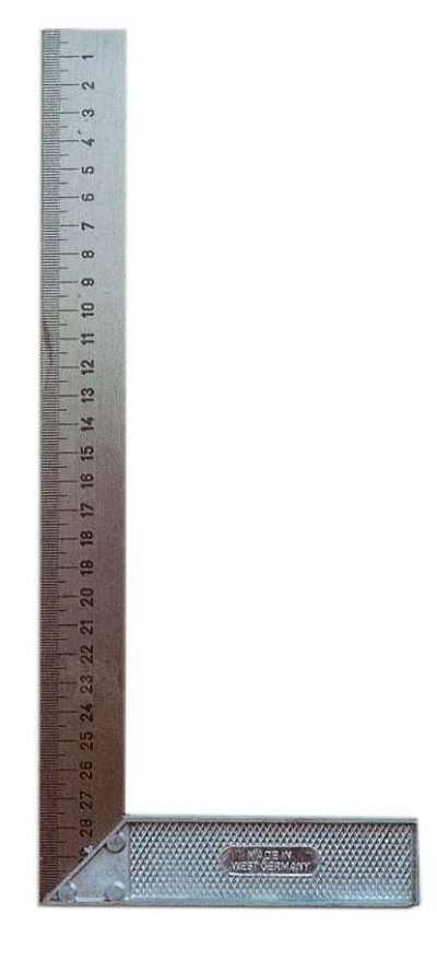 SQUADRA PER FALEGNAME ASTA ACCIAIO 300 MM