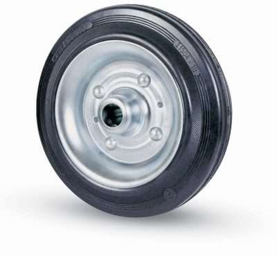 RUOTA INDUSTRIALE D 150 MM GOMMA 112 C/CUSCINET