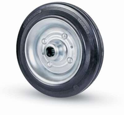 RUOTA INDUSTRIALE D 100 MM GOMMA 112 C/CUSCINET