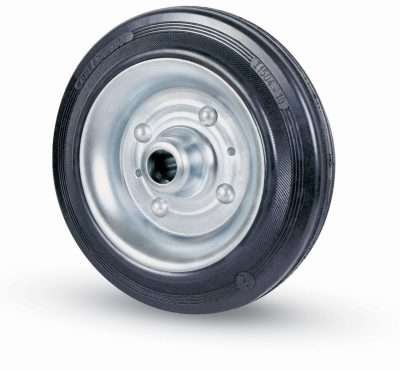 RUOTA INDUSTRIALE D 180 MM GOMMA 112 C/CUSCINET