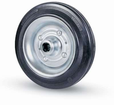 RUOTA INDUSTRIALE D 125 MM GOMMA 112 C/CUSCINET