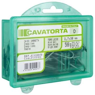 SCATOLA DA KG. 0,5 CHIODI CAMBRETTE (2,2) 14X25