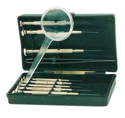 CACCIAVITE PER OROLOGIAIO C/LENTE SET 11 PZ 76360