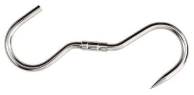 GANCIO INOX PER MACELLAIO GIREVOLE 240 X 10 MM