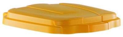 COPERCHIO PER PATTUMIERA 100 L GIALLO