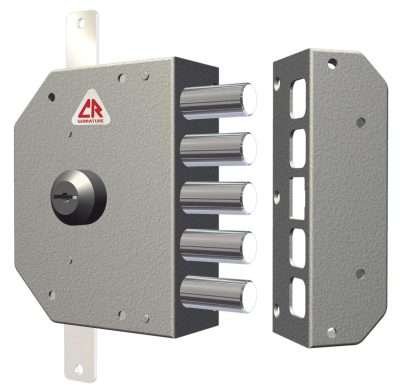 C.R. 3200 SERRATURA A POMPA C/CHIAVE DX S/ASTE