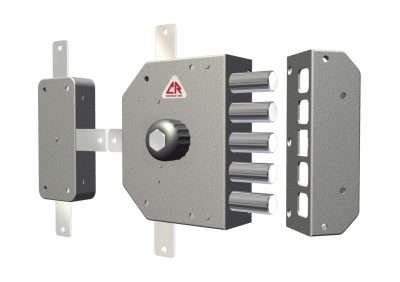 C.R. 3300 SERRATURA A POMPA C/POMOLO DX S/ASTE