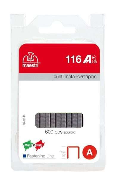 MAESTRI BLISTER PUNTI SPILLATRICE ART. 116 AP   600 PZ