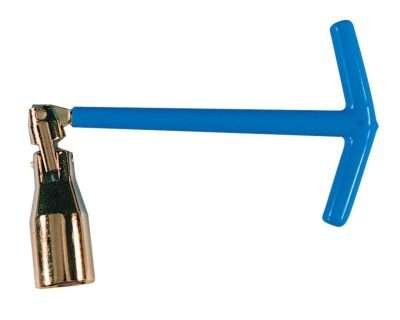 CHIAVE PER CANDELE DOPPIO SNODO BUSSOLA 21 MM