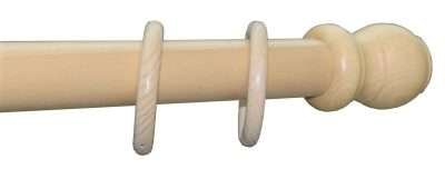 BASTONE LEGNO A TIRO D 35 NATURALE 210CM S/SUPP.