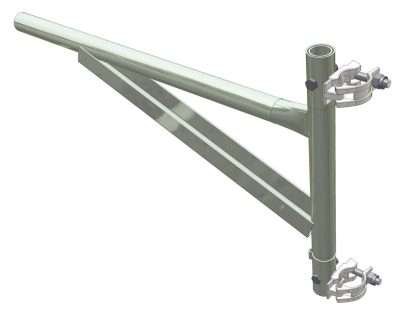 MENSOLA A BANDIERA ACC ZINC 45X88 CM PORT 150 KG