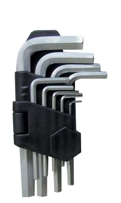 SERIE  9 CHIAVI ESAGONALI 1,5-10 MM CROM VAN 20048