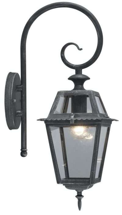 LANTERNA MILANO 60W C/BRACCIO GRIGIO GHISA