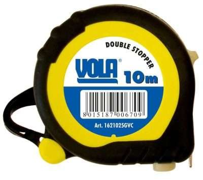 FLESSOMETRO VOLA TEKNA PRO IN ABS 10 M X 25 MM*