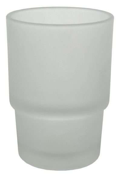 BICCHIERE RICAMBIO PORTASPAZZ. SATINATO TONDO