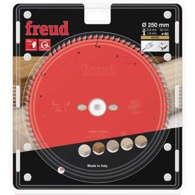 DISCO WIDIA PER LEGNO D 250 MM FORO 30 DENTI 80