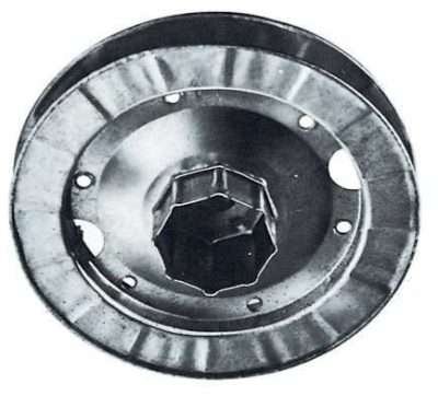 PULEGGIA C/CALOTTA ACC D 220 MM PER RULLO OTTAG