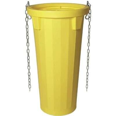 SCARICA DETRITI  D 59XH106 CM CON CATENE GIALLO