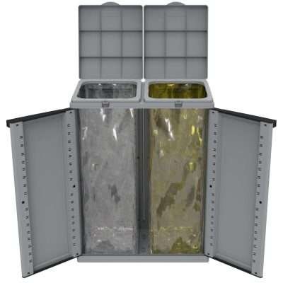 PATTUMIERA ECOLINE2 TERRY 2 ANTE  68X39XH89 CM