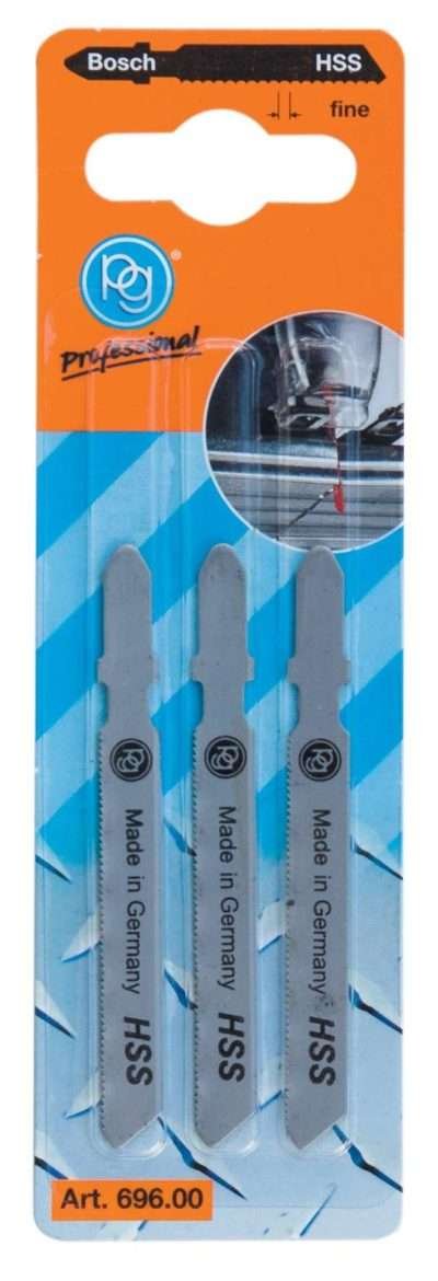 POGGI 696.00 3 LAME PER SEGHETTO BOSCH DENTI FINI