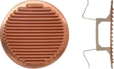 GRIGLIA AERAZIONE RAME ANTINS C/MOLLE 120/160