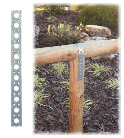 BANDA FORATA FERRO ZINCATO 25X0,7 MM DA 10 M