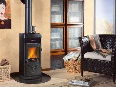 STUFA LEGNA  5 KW SUPER JUNIOR VERDE