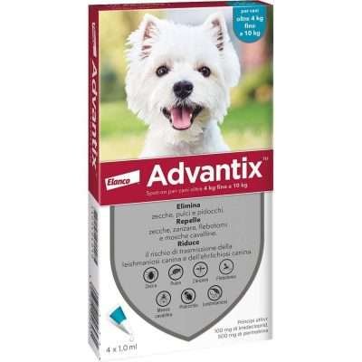 BAYER ADVANTIX SPOT ON 6 PIPETTE CANI  4-10 KG