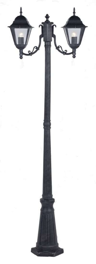 LAMPIONE NEW YORK H 200 CM 2 LUCI GRIGIO