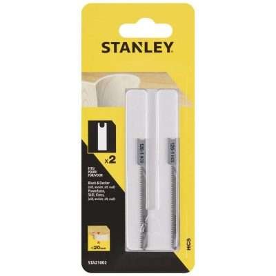 PIRANHA STANLEY STA21002 (X21043) 2 LAME LEGNO RETT.T/FINE ATT AD U