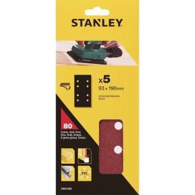 PIRANHA STANLEY STA31582 (X31582) 5 FOGLI VEL. BOSCH 93X190 GR.80