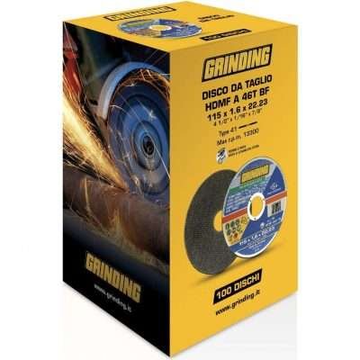 GRINDING DISCO FERRO 115X1,6 HDMF BOX 100 PZ