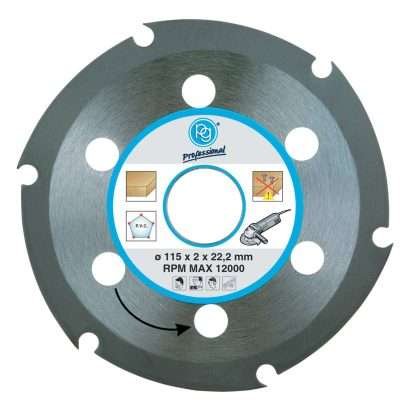 POGGI 419.90 DISCO PER LEGNO D 115X2 MM FORO 22,2