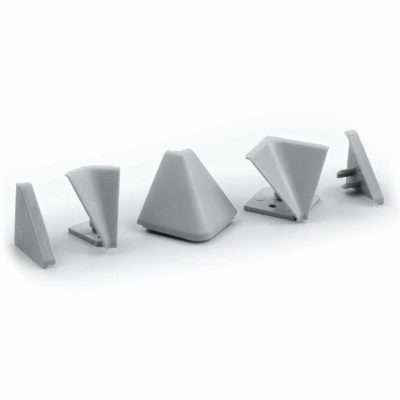 KIT PER ALZATINA TRIANGOLARE BIANCO