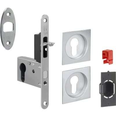 KIT PORTA SCORR NICCHIA QUADRA YALE EASY G500T BIANCO