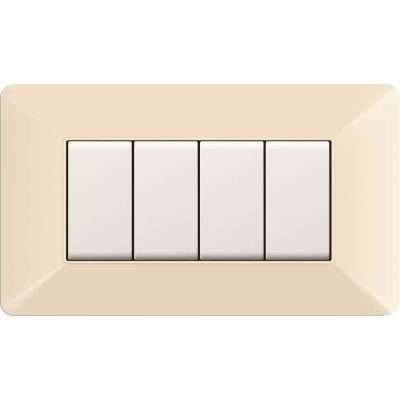 PLACCA EASY MATIX AVORIO 4P