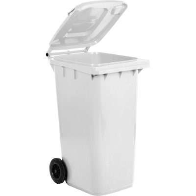 PATTUMIERA 240 L CON RUOTE BIANCO MP