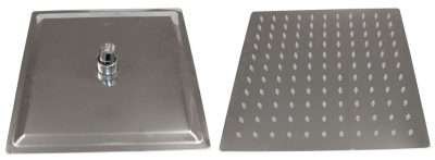SOFFIONE DOCCIA INOX QUADRO 250X250 MM