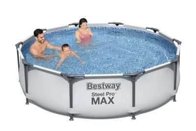 PISCINA C/TELAIO E POMPA D 305XH76 CM 56408