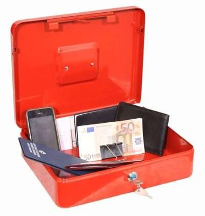 CASSETTA PORTAVALORI MIS 2/A  20X16X9 CM