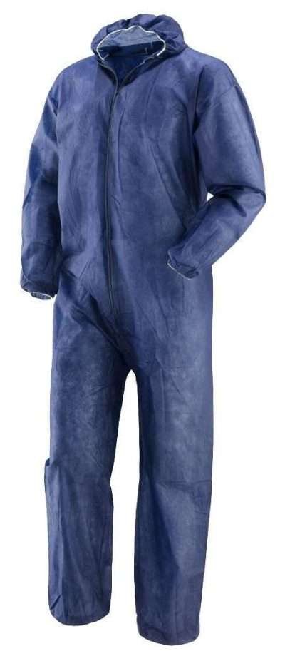 TUTA DA LAVORO MONOUSO 40 G/M2 BLU TG. XL