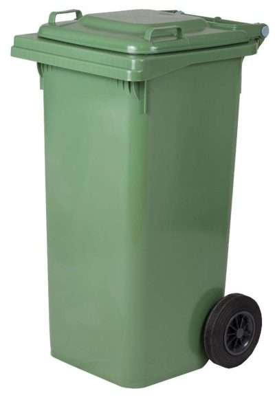 PATTUMIERA 120 L CON RUOTE VERDE MP