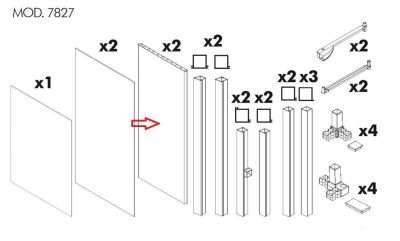 ZZ-SPORTELLO DX-SX X KIT COPRILAVATRICE