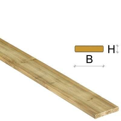 LISTONE PER PAVIMENTO PINO IMPREGN 28X120X2400 MM